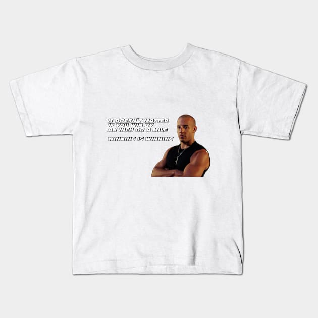 Vin Diesel Kids T-Shirt by Techno4War